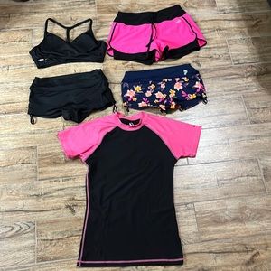 Women’s small swim lot Pink Victoria’s Secret gym to swim